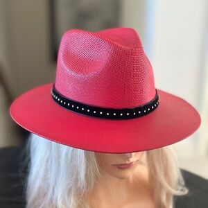 Elegant Pink Fedora Hat